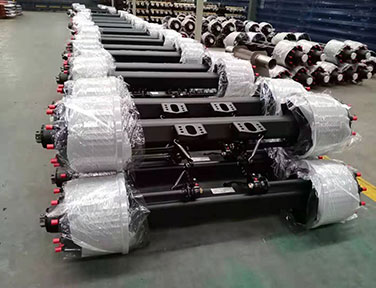 Finished German type axle for Kenya clients.
